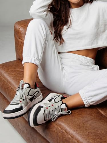 Image of The Souled Store Urban Blaze: Women and Girls Colorblocked Lace Up Low Top Stylish Sneakers with Flexibility & Comfort