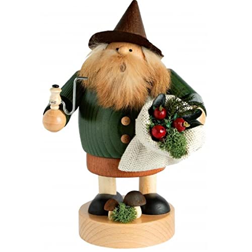 KWO Olbernhau 21687 Räuchermännchen Moosmännchen, 20 cm