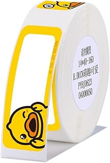 NIIMBOT Thermal Label Maker Stickers 0.55"×1.57" Waterproof Tear-Resistant Replacement Label Paper for D11/D110 B.Duck Printer Office Home 160 Sheets/Roll
