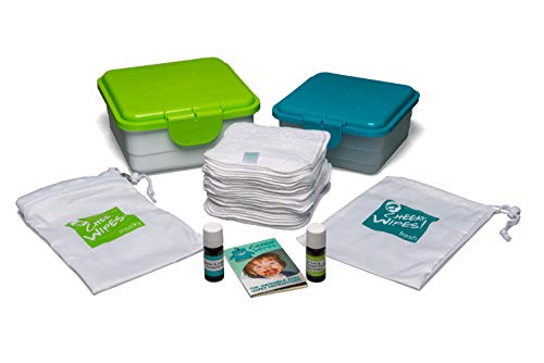 Cheeky Wipes - Toallitas lavables para bebé con toallitas de felpa de bambú