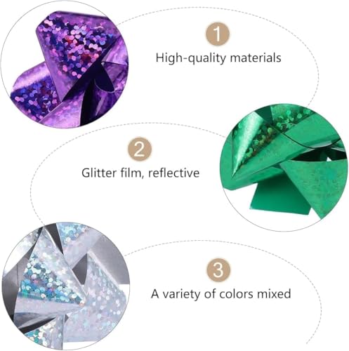 50 Stück 2,5 cm große Stern-Geschenkschleifen, selbstklebende Mini-Bandschleifen für Weihnachten/Valentinstag, buntes Urlaubsverpackungszubehör, Geschenkpapierschleifen, Partydekorationen