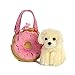 Aurora® Fashionable Fancy Pals™ Yummy Puppy Stuffed Animal - Plush with Stylish Purse for Dress Up Fun - Perfect for Kids 3+ Years, Costumes, and Birthdays - Multicolor 7 Inches