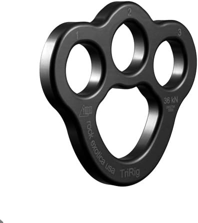 Rock Exotica TriRig Ultra-Light 3 Hole rig Plate Black RP1-B