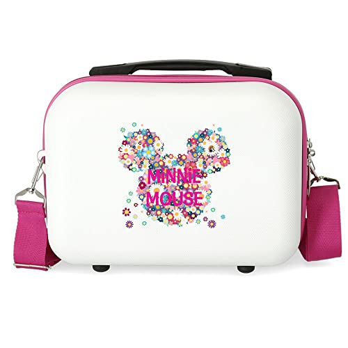 Disney Adap. Minnie Sunny Day, Neceser ABS Adaptable Niñas, Fucsia, Media