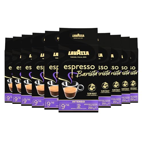 Espresso Barista Intenso, Café Molido Natural Tostado, 10 x 250 g...