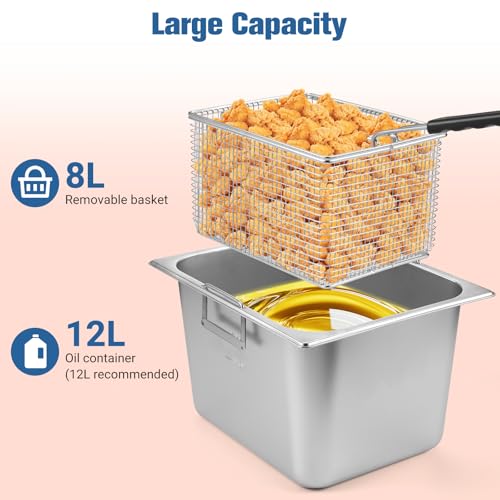 Yangbowan 12L Commercial Deep Fryer YBW-12L-N の商品画像 5