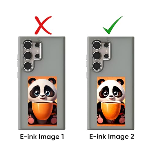 Dsynk Gear Smart E-Ink NFC Case for Samsung Galaxy S24 Ultra, Gray - Image 3