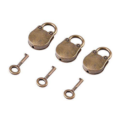 Lega stile vintage mini lucchetti LocK per piccola scatola di bagagli Decorazione hardware domestico