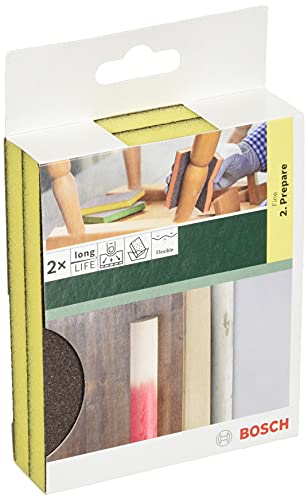 Image of Bosch Professional Foam Abrasives - 2 pcs pad fine- 69x97x26 mm