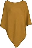 Einheitsgröße für Erwachsene (One Size) - der Poncho kann von Größe 32 bis 40 locker getragen werden (bei größeren Größen ab 42 fällt er eher kurz aus)