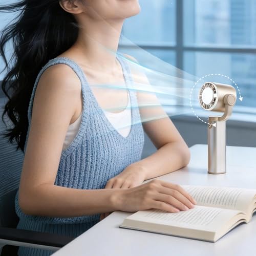 Mini ventilateur pliable : la solution fraîcheur nomade et calme - 4