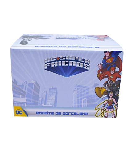 Caneca Porcelana Grande Mulher-Maravilha 600ml - Liga Da Justiça