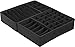 Simple Houseware 4-Pack Drawer Organizer Set - Closet Dividers for Underwear, Socks, Bras, Scarves, Ties - Foldable Non-Woven Storage Boxes, Black