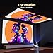 2025 Mini Projector with WiFi and Bluetooth, Portable Projector Full HD 4K Support with Automatic Vertical Keystone Correction 270° Rotation Projector and Android 11.0 Smart Projector