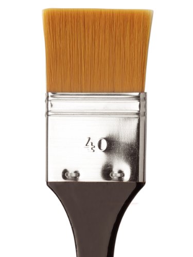 Image of da Vinci Watercolor Series 5088 CosmoTop Spin Paint Brush, Spalter Synthetic with Black /Red Handle, Size 40 (5088-40)