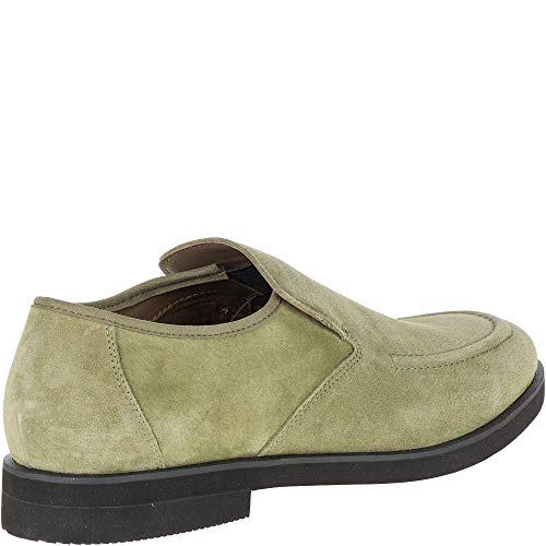 Hush Puppies Men's Bracco Mt Slip On Oxfords, Green Suede, 11.5 M #TOP2