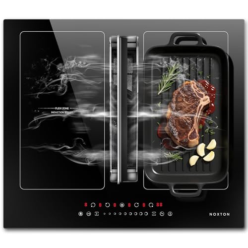 NOXTON Placa de inducción 4 fuegos