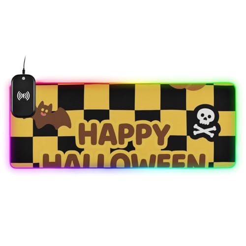 Tapis de souris et de clavier lumineux XXL pour éviter les glissements et illuminer votre bureau