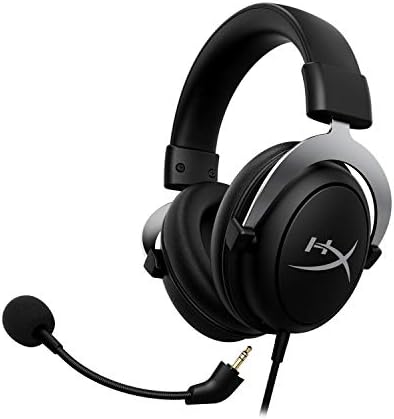 HyperX CloudX, Official Xbox Licensed Gaming Headset, Compatible with Xbox One and Series X|S, Memory Foam Ear Cushions, Detachable Noise-Cancelling Mic, in-line Audio Controls,Black/ Silver - 2