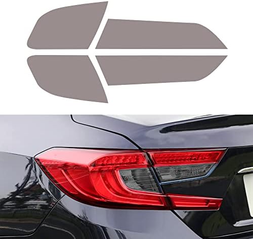 TOMALL Vinyl Smoke Tint Turn Signal Reverse Light Films Compatible with Honda 10th Accord 2018-2020 PreCut Car Tail Light Transmission Stickers Exterior Decoration (35% Light Black)