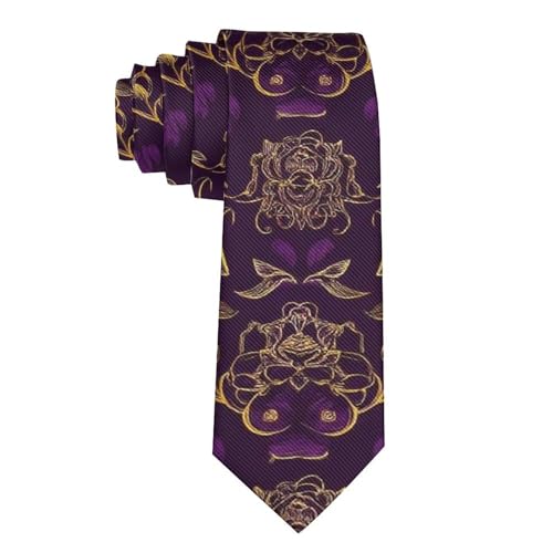 Men's Date Necktie - Skinny Wedding Tie for Formal Parties