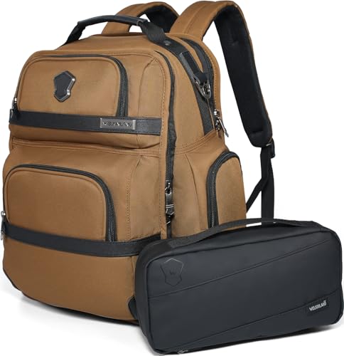 WELKINLAND 24H Business Backpack for Men with Toiletry Bag, 16" Laptop Executive Backpack for Mens, 28L Business Computer Backpacks, Heavy Duty Laptop Backpack, Carry-on Executive Backpacks for Men by WELKINLAND - Used condition - US$57.41