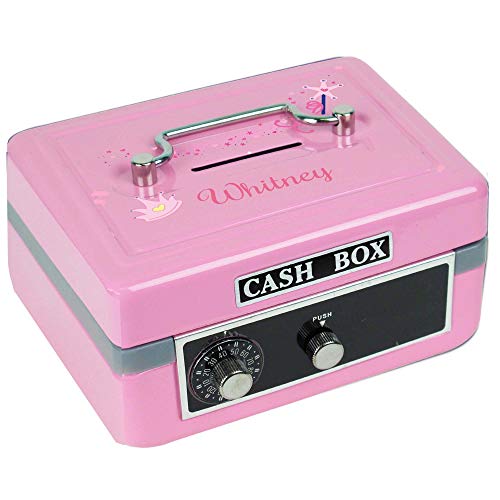 Personalized Pink Cash Box (Fairy Princess)