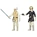 Star Wars Mission Series Luke Skywalker and Han Solo (Hoth Gear) Action Figures, 3.75 Inches