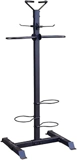 Body-Solid (GAR50) Compact Accessory Vertical Stand Rack for Organizing Medicine Balls, Weights Ball, Resistance Bands and Tubes, Jump Ropes, Foam Rollers, Yoga Mats, and more