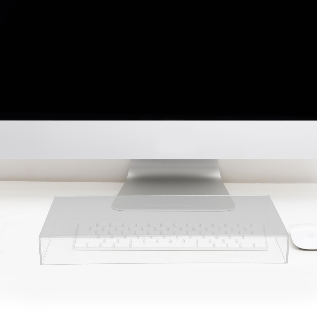 Tastatur Staubschutz aus Acryl Durchsichtige Tastaturschutzhülle Abdeckung für Haushalt Schützt die Desktop Tastatur