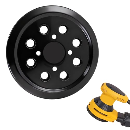 Almohadillas de Recambio para Lijadora de 5 Pulgadas y 8 Agujeros, Plato de Apoyo para Discos de Pulido de 125 mm, para Lijadoras Eléctricas Disco de Pulido