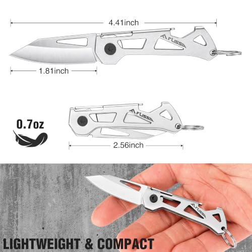 Image of FLISSA Mini Folding Pocket Knife-Stainless Steel