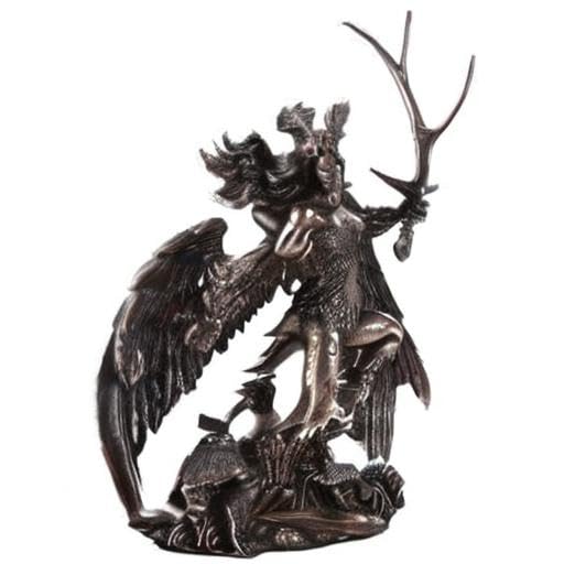Pacific Giftware keltische Mythologie Mórrígan Schlacht Crow Göttin der Tod Strife Schlacht und Reinkarnation Collectible Figur 27,3 cm