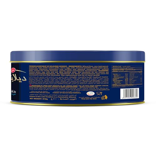 Tiffany, Delights, Butter Cookies Tin, 810G