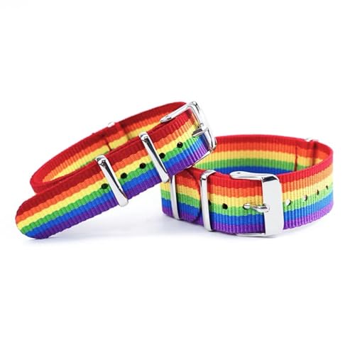 2PCS Bracciale Arcobaleno lgbt, Bracciale Lgbt Accessori Gay Pride e Cinturino Pride Lesbian Gay Queer Bracciale Intrecciati Colorati Bracciale Coppie con Fibbia