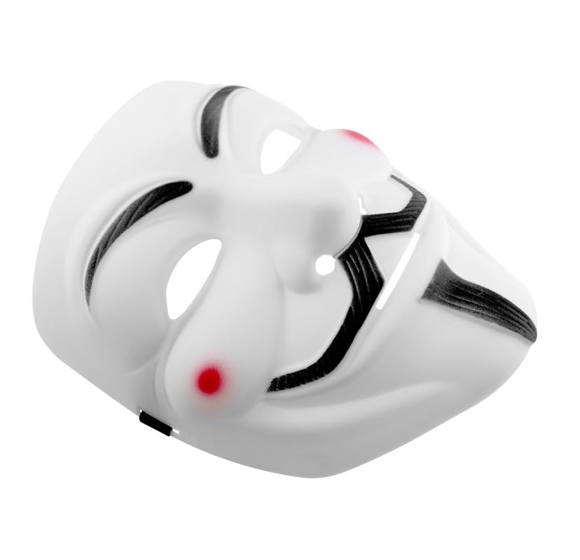 Udekit Hacker Anonymous Mask V For Vendetta Mask For Kids Women Men Halloween Party Costume Cosplay - Image 4