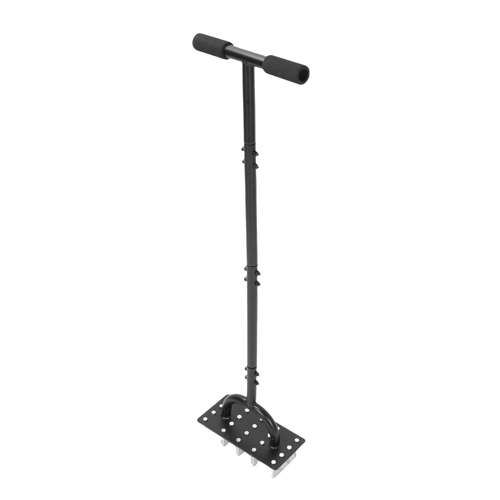 Aérateur de Pelouse Puissant, 20 Pointes, Outil Manuel pour Cour, Conception Ergonomique, Construction en Acier de 34.6 Pouces