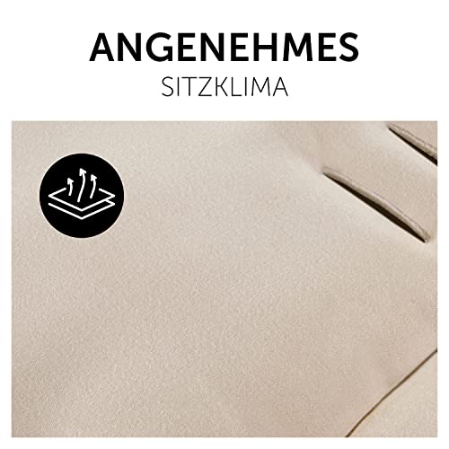 hauck Disney Sitzauflage für Buggys Kinderwagen & Fahrradanhängern aus Atmungsaktiver, Weicher Baumwolle, Einfache Befestigung, für Sommer & Winter (Pushchair Seat Liner, Winnie the Pooh Beige)