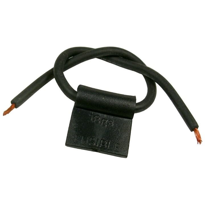 Pico 5555A 8" Universal 18 Gauge Ignition Battery Fusible Link Compatible with Chrysler Vehicles - Black 25 per Package
