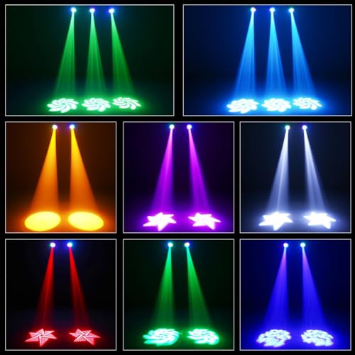 Foco estroboscópico LED con control remoto y velocidad ajustable para espectáculos y fiestas 4