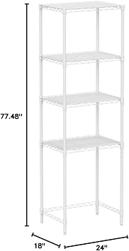 DormCo Suprima Extra Height Mini Shelf Supreme - White