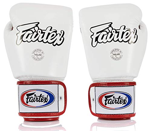 Image of Fairtex BGV1 Muay Thai Boxing Training Sparring Gloves for Men, Women, Kids | MMA Gloves for Martial Arts| Premium Quality, Light Weight & Shock Absorbent 16 oz Boxing Gloves -White /Black /Red