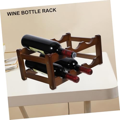 Soporte para botellas de vino Unomor de bambú miniatura 7