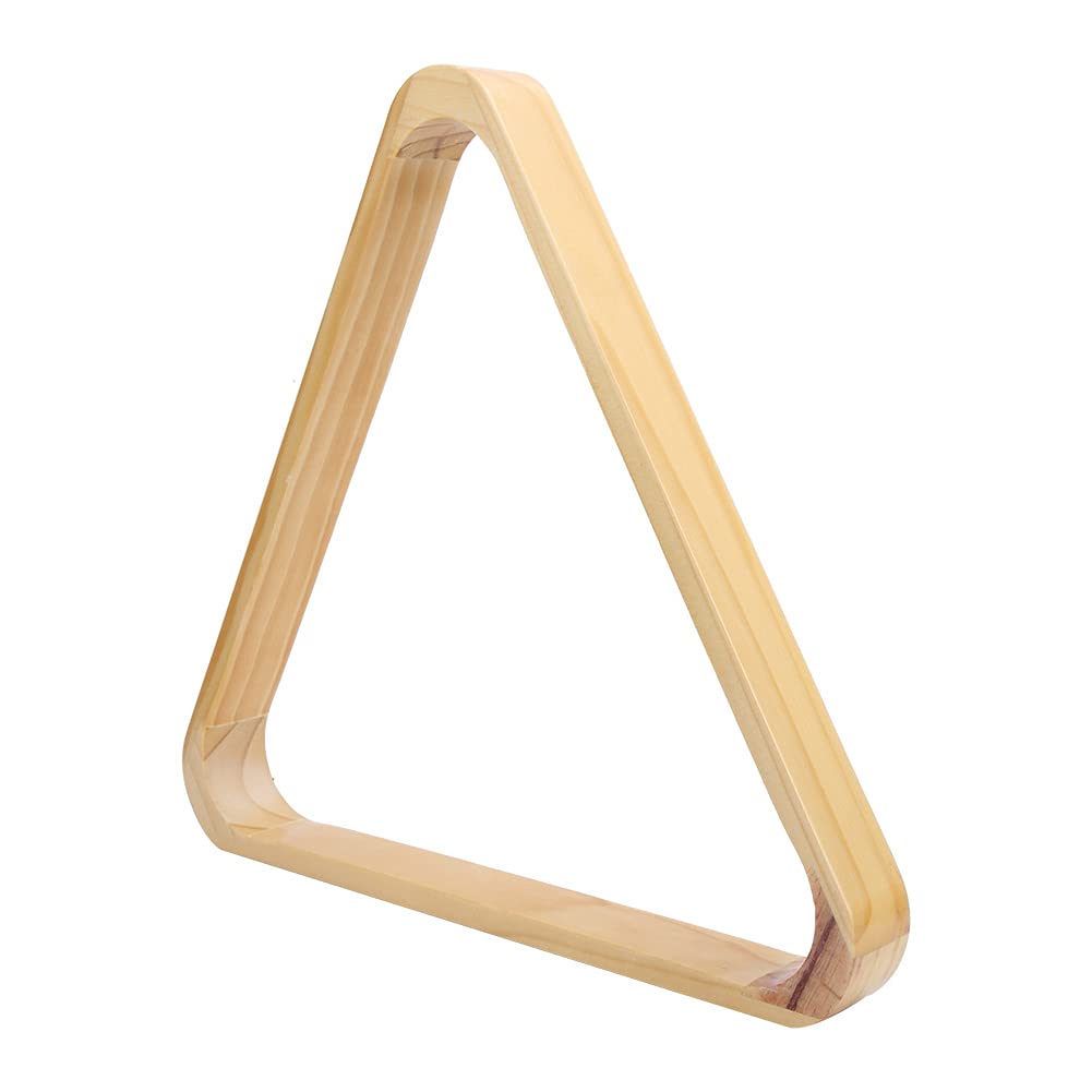 Estante para Bolas de Billar Triángulo de 8 Bolas de Madera Resistente