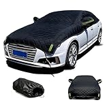 Transpirable y suave: Funda Para Coche Para Jaguar F-Type Cabrio (2013-2024), El suave forro de algodón de Funda Para Coche es resistente a la abrasión y altamente transpirable. Evita la acumulación de humedad, la condensación y los arañazos en la pintura de su coche. Funda Coche Exterior es fácil de limpiar; basta con pasarle una toalla, lo que facilita su uso