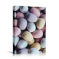 Canvas Wall Art Eggs Farmhouse/Country Food Fun Kitchen Multicolor Photography Spices - 12x18 inches