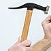 Veemoon Shoe Repair Hammer Wood Handle Manual Tack Hammer Household Hand Tool for Shoe Making and Heel Repair with Comfortable Grip