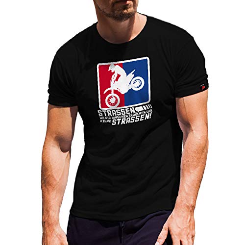 T-shirt de motocross MX Motox Cross Dirtbike homme vêtement noir #31039