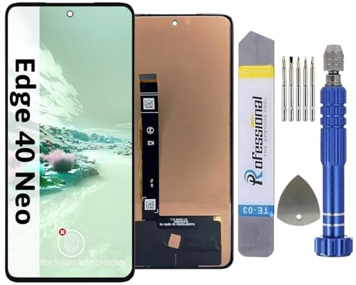 It'Go Écran Full INCELL pour Motorola Edge 40 Neo LCD Écran tactile de rechange avec outils Noir Haute qualité