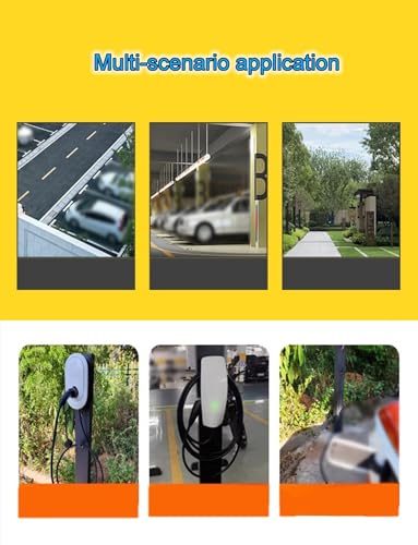 Solidny, uniwersalny stojak na ładowarkę do pojazdów elektrycznych, zajmujący mało miejsca uchwyt z hakiem i drążkiem dla bezpiecznej organizacji stacji ładującej EV, kompatybilny ze wszystkimi